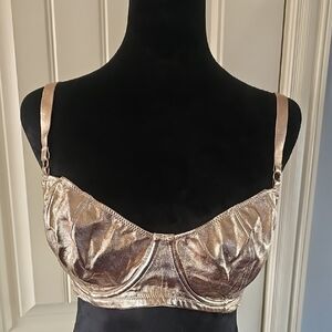 Victoria's Secret Angel Push Up Bra Metallic Copper 34ddd
